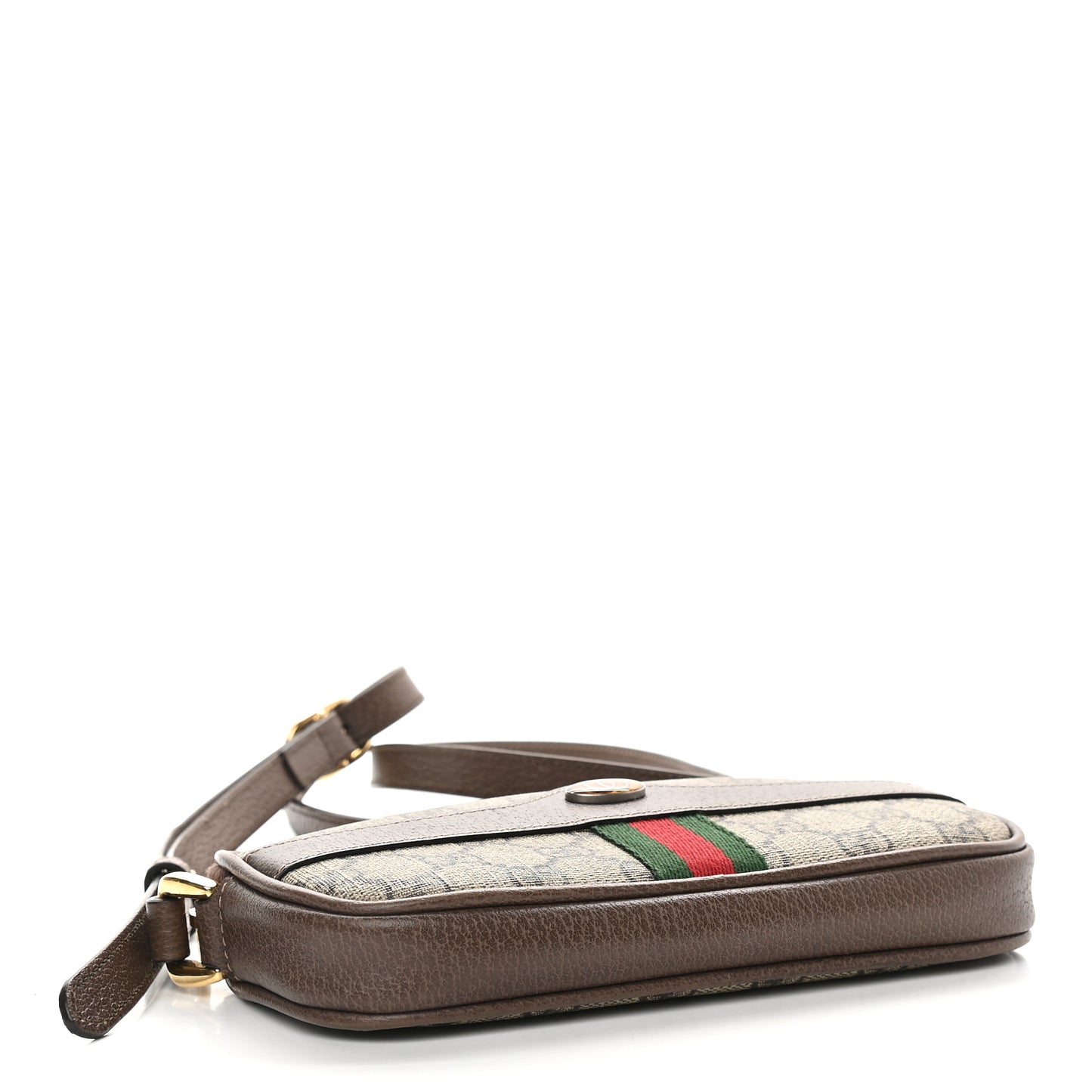 GG Supreme Monogram Web Mini Ophidia GG Bag Brown