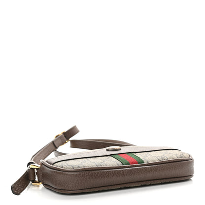 Gucci GG Supreme Monogram Web Mini Ophidia GG Bag Brown 4 of 10