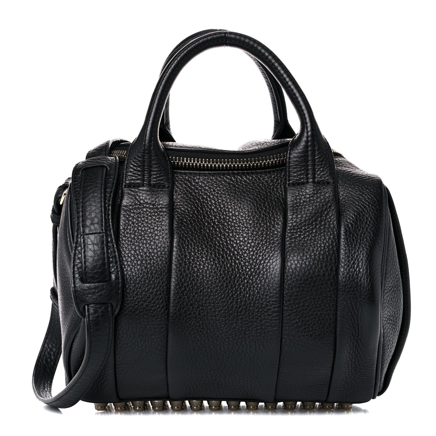 Alexander Wang Pebbled Lambskin Mini Rockie Black Pale Gold Hardware 1 of 8