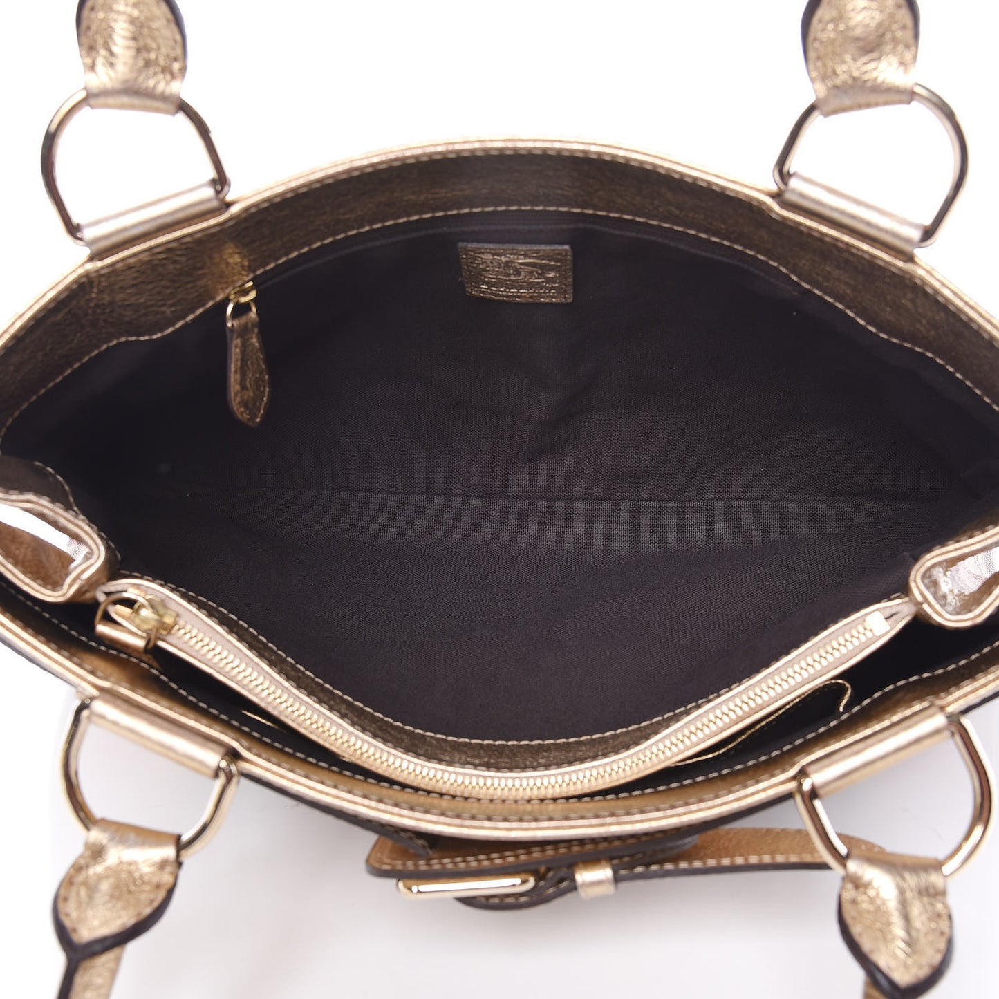 Haymarket Check Tote Gold