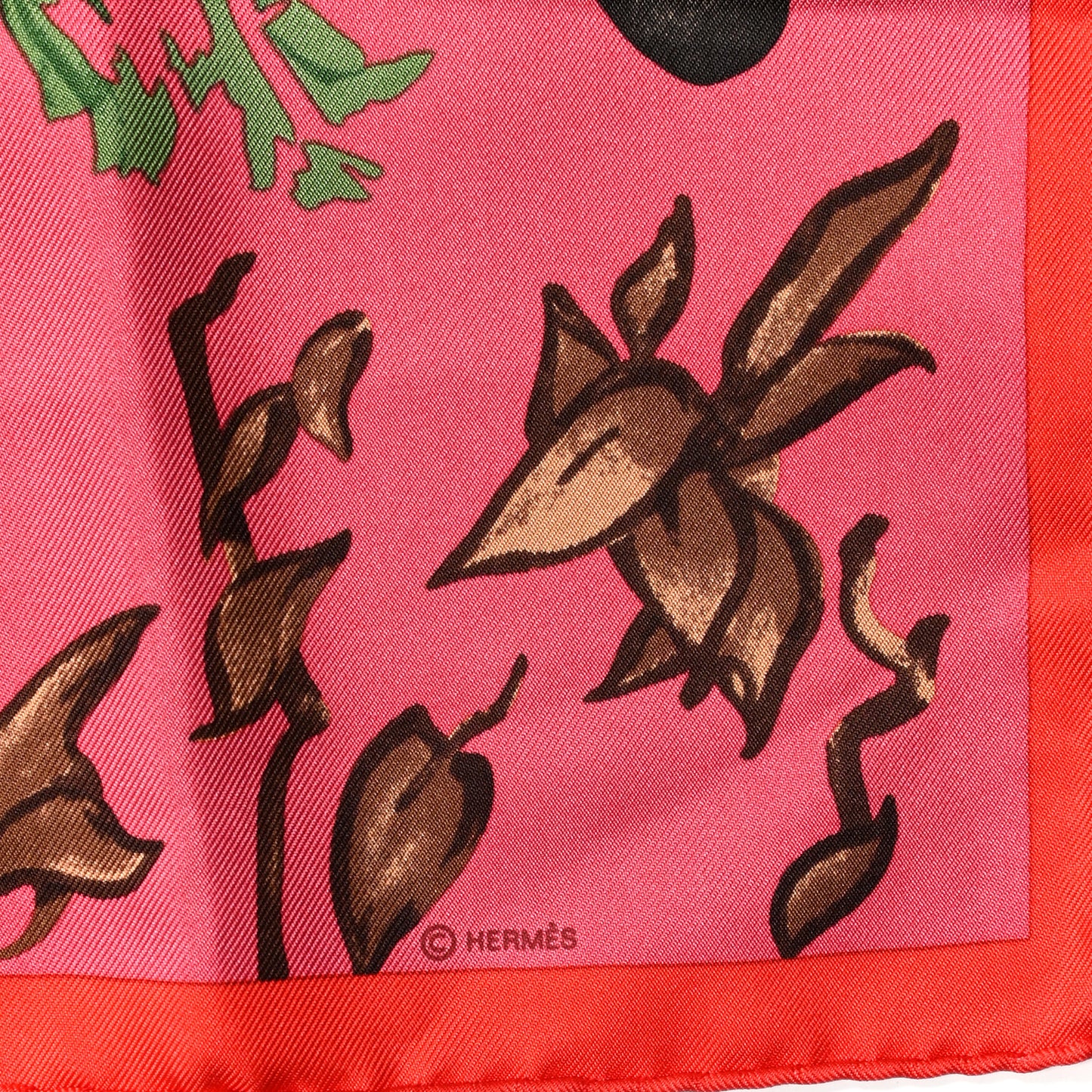 Silk Les Tigreaux Pocket Square