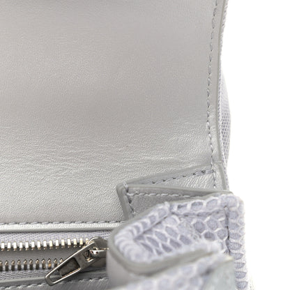 Balenciaga Faux Calfskin Fabric Small Sneakerhead Top Handle Bag Silver 12 of 14