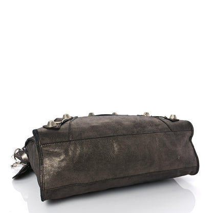 Balenciaga Craquele Calfskin Giant 21 Silver Hardware City Bronze 4 of 14