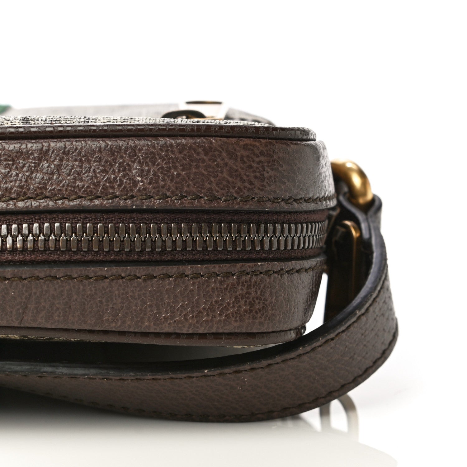 Gucci GG Supreme Monogram Web Small Ophidia Messenger Bag Brown 13 of 14