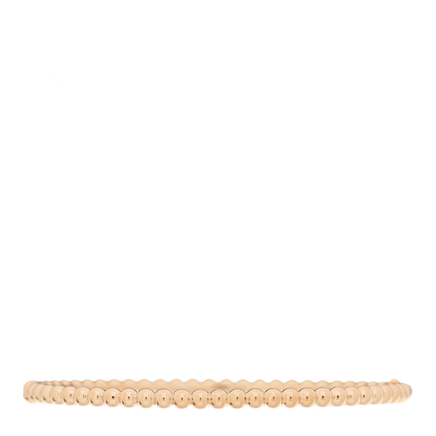 18K Rose Gold Perlee Pearls of Gold Bracelet L