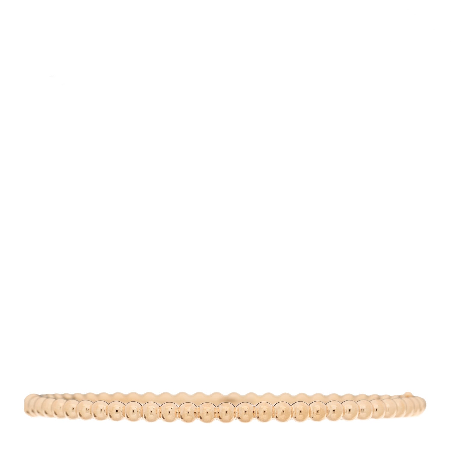 Van Cleef & Arpels 18K Rose Gold Perlee Pearls of Gold Bracelet L 1 of 3