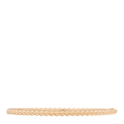 Van Cleef & Arpels 18K Rose Gold Perlee Pearls of Gold Bracelet L 1 of 3