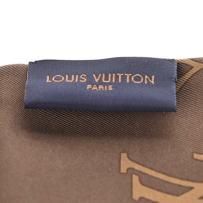 Louis Vuitton Silk Monogram Confidential Bandeau Brown 4 of 4