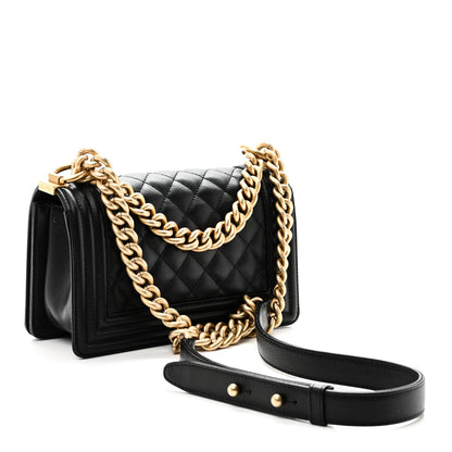 Chanel Caviar Quilted Small Boy Flap Black 3 of 11