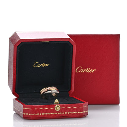 Cartier 18K Pink Yellow White Gold Classic Trinity Ring 55 7.25 5 of 5
