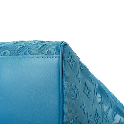 Louis Vuitton Monogram See Through Keepall Triangle Bandouliere 50 Turquoise 11 of 11