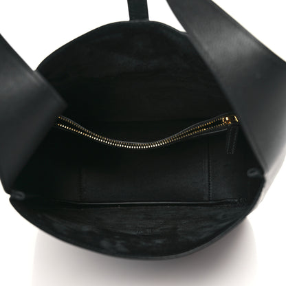 Saint Laurent Smooth Calfskin Small Le 5 A 7 Soft Hobo Black 4 of 7