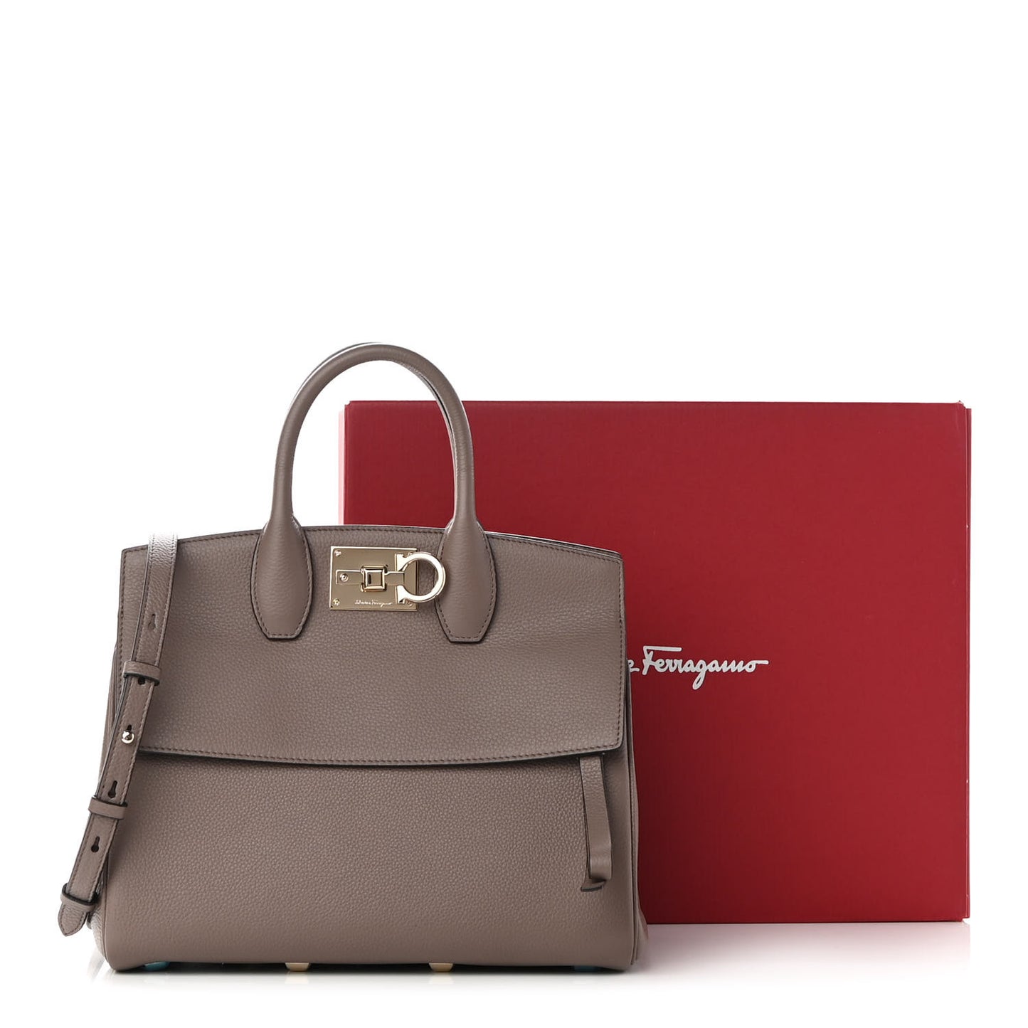 Calfskin Studio Bag Caraway Seed