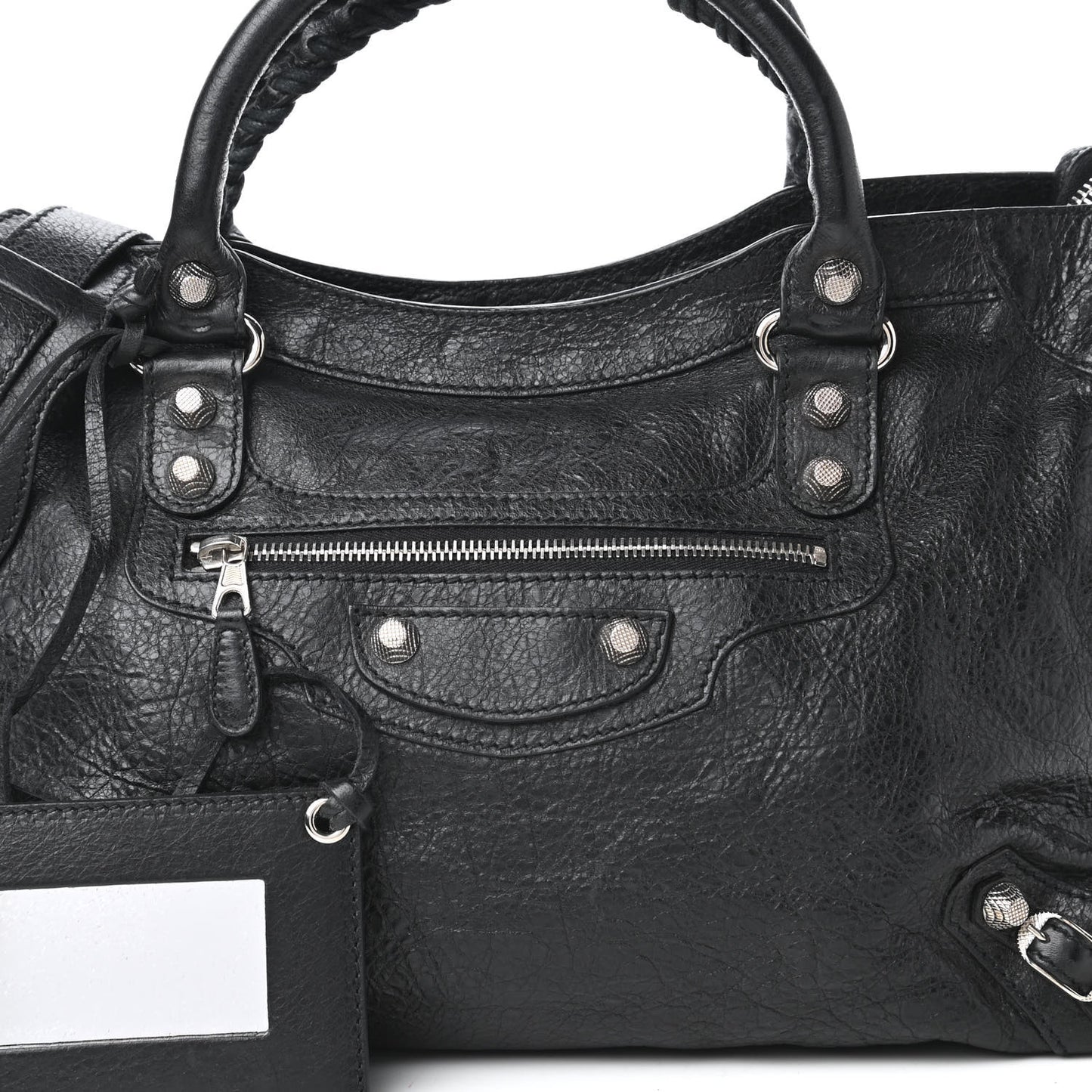 Agneau Giant 12 Silver Hardware City Black