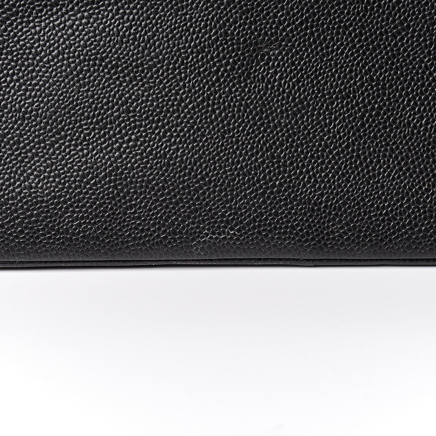 Caviar Quilted Medallion Tote Black