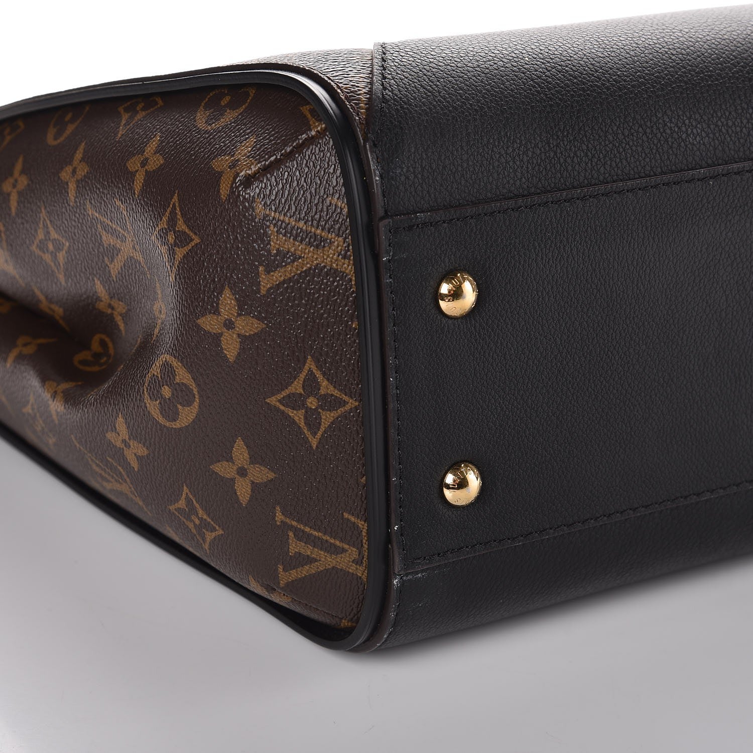 Louis Vuitton Calfskin Monogram Kimono Tote Black 7 of 9