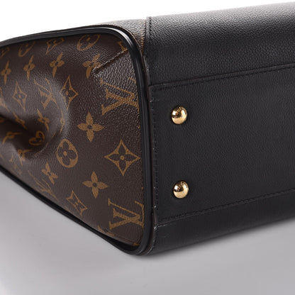 Louis Vuitton Calfskin Monogram Kimono Tote Black 7 of 9