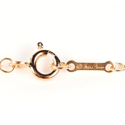 Tiffany 18K Rose Gold Diamond Paloma Picasso Mini Love and Kisses Pendant Necklace 5 of 5