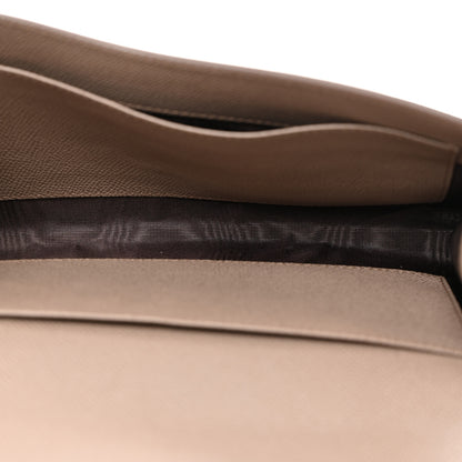 Salvatore Ferragamo Hammered Calfskin Gancini Icona Mini Bag Beige 7 of 19