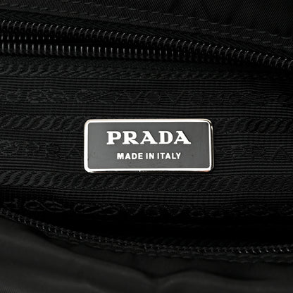 Prada Tessuto Nylon Saffiano Vela Messenger Bag Black 6 of 10