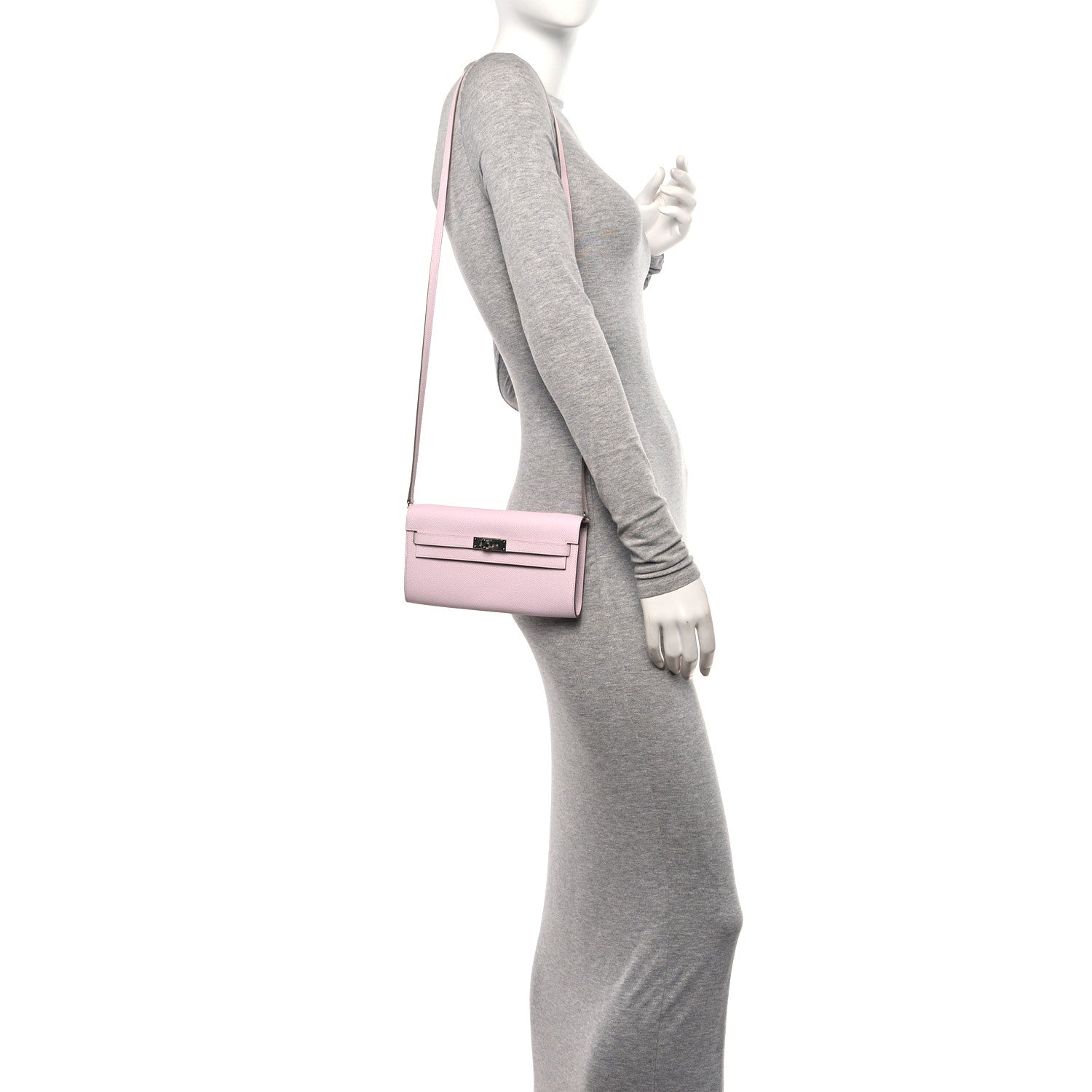 Hermes Epsom Kelly To Go Wallet Mauve Pale 2 of 11