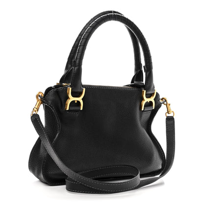 Chloe Calfskin Small Marcie Satchel Black 3 of 11