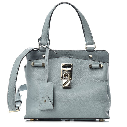 Valentino Garavani Pebbled Calfskin Small Joylock Satchel Nube 1 of 10