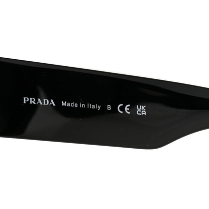 Prada Acetate Pillow Sunglasses SPR A01 Black 5 of 9