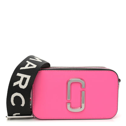 Marc Jacobs Saffiano Small Snapshot Camera Bag Bright Pink 1 of 9