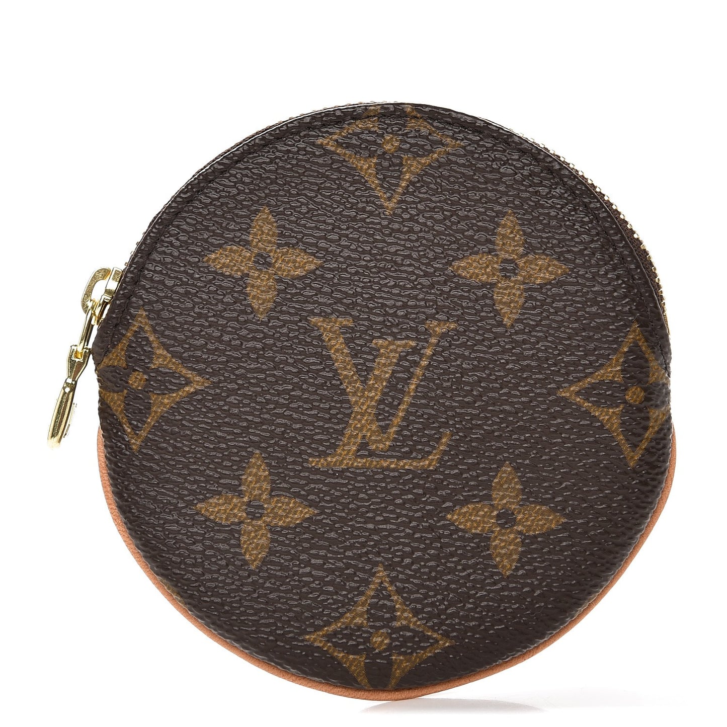 Monogram Round Coin Purse
