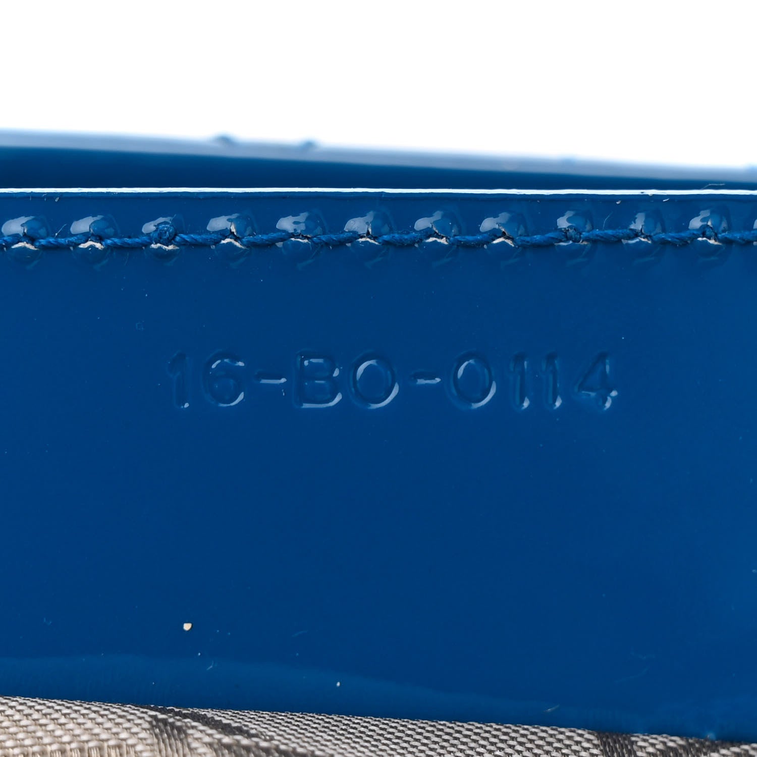 Christian Dior Patent Cannage Medium Lady Dior Blue 7 of 11