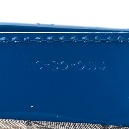 Christian Dior Patent Cannage Medium Lady Dior Blue 7 of 11