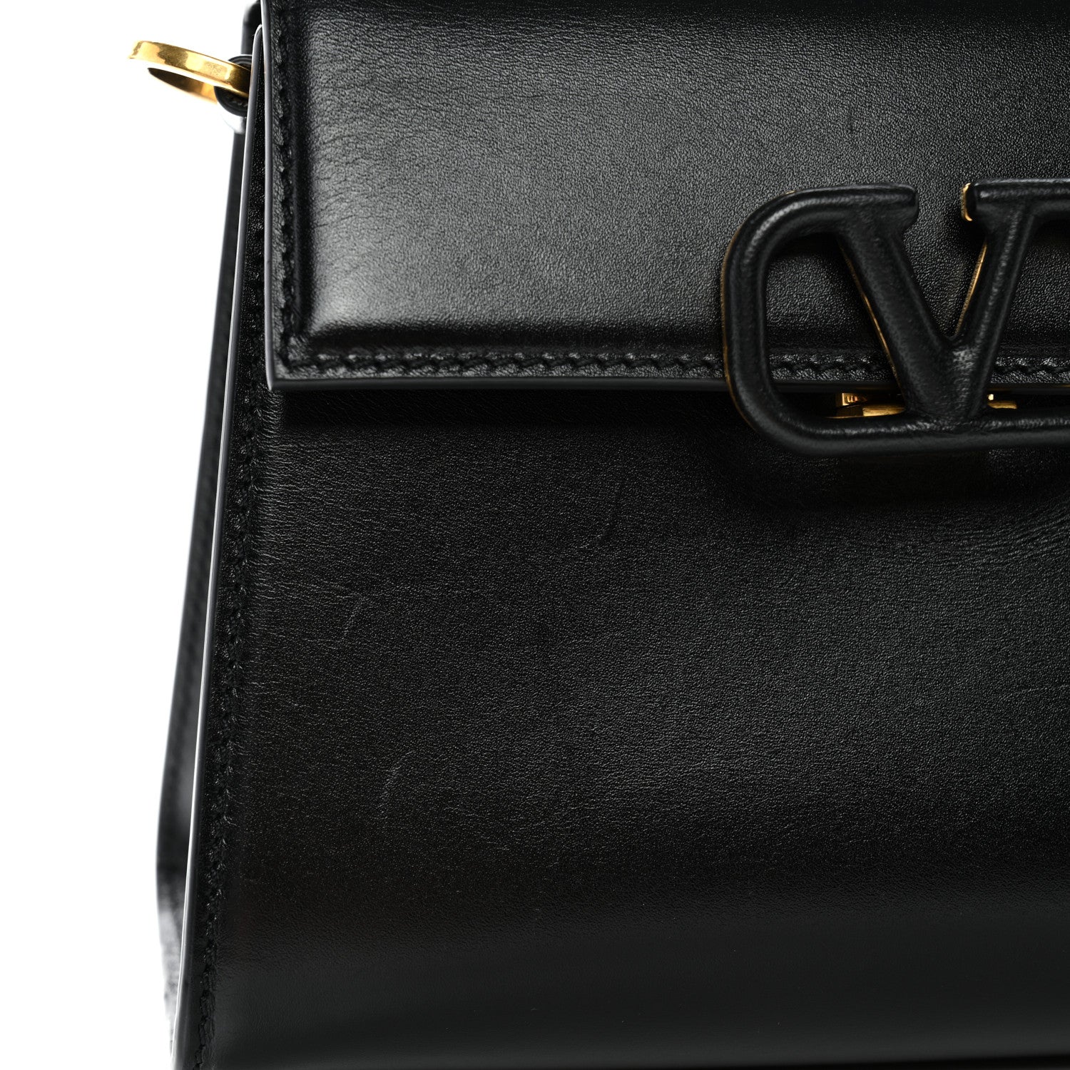Valentino Garavani Calfskin Mini VSling Top Handle Bag Black 9 of 9