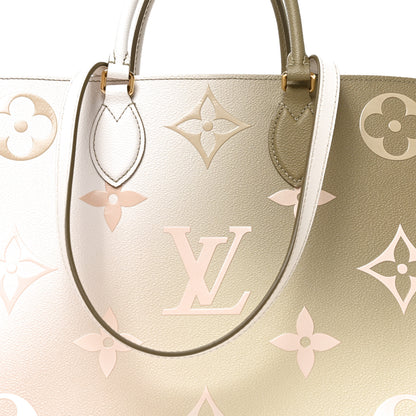 Louis Vuitton Monogram Giant Spring In The City OnTheGo MM Sunset Kaki 7 of 9