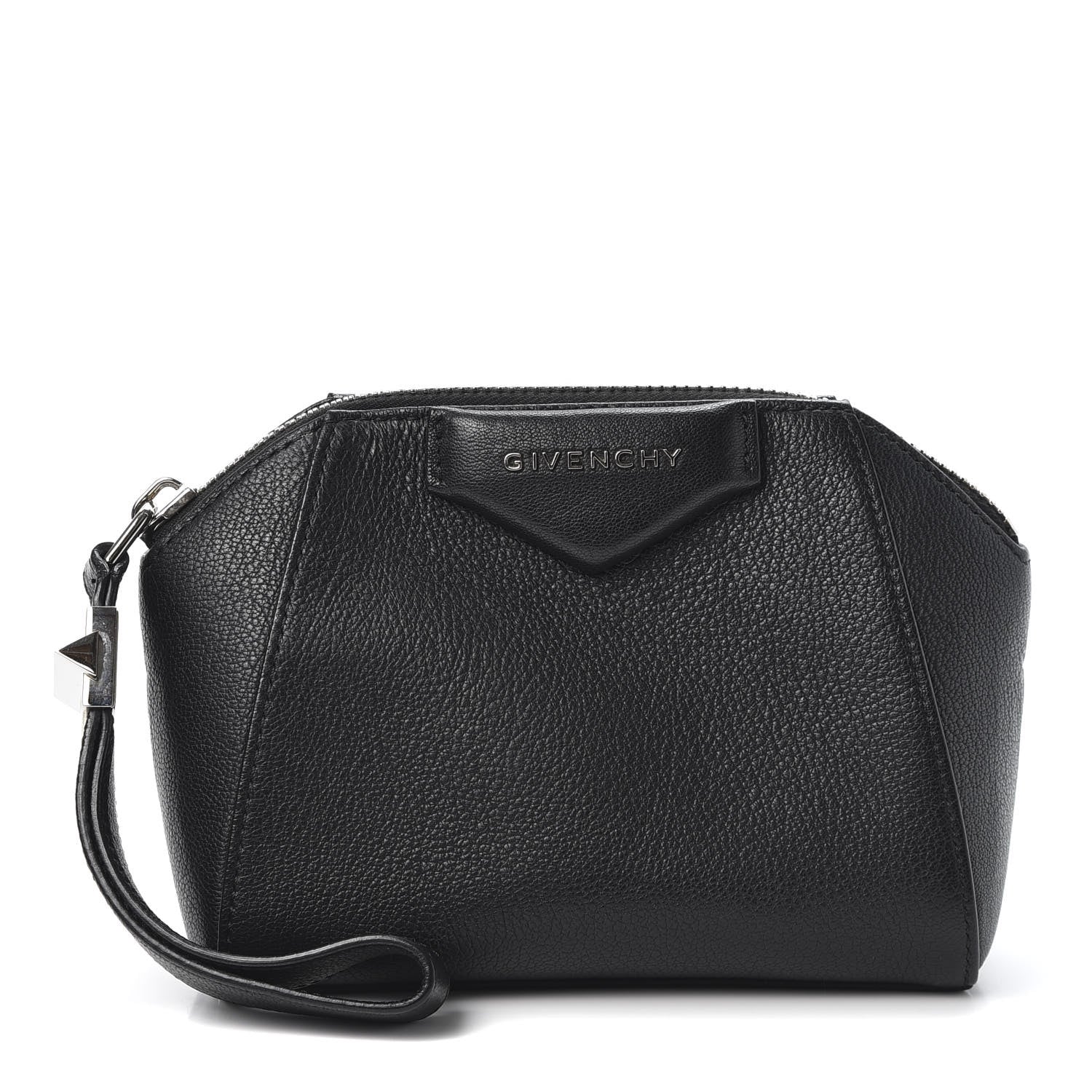 Givenchy Sugar Goatskin Small Antigona Beauty Wristlet Black 1 of 9