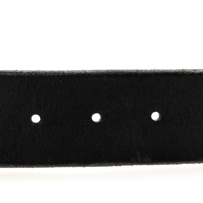 Gucci Faded Calfskin Snake Double G Belt 70 28 Black 3 of 7