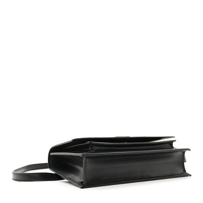 Balenciaga Shiny Box Calfskin Monochrome XS Sharp Belt Bag Black 4 of 9