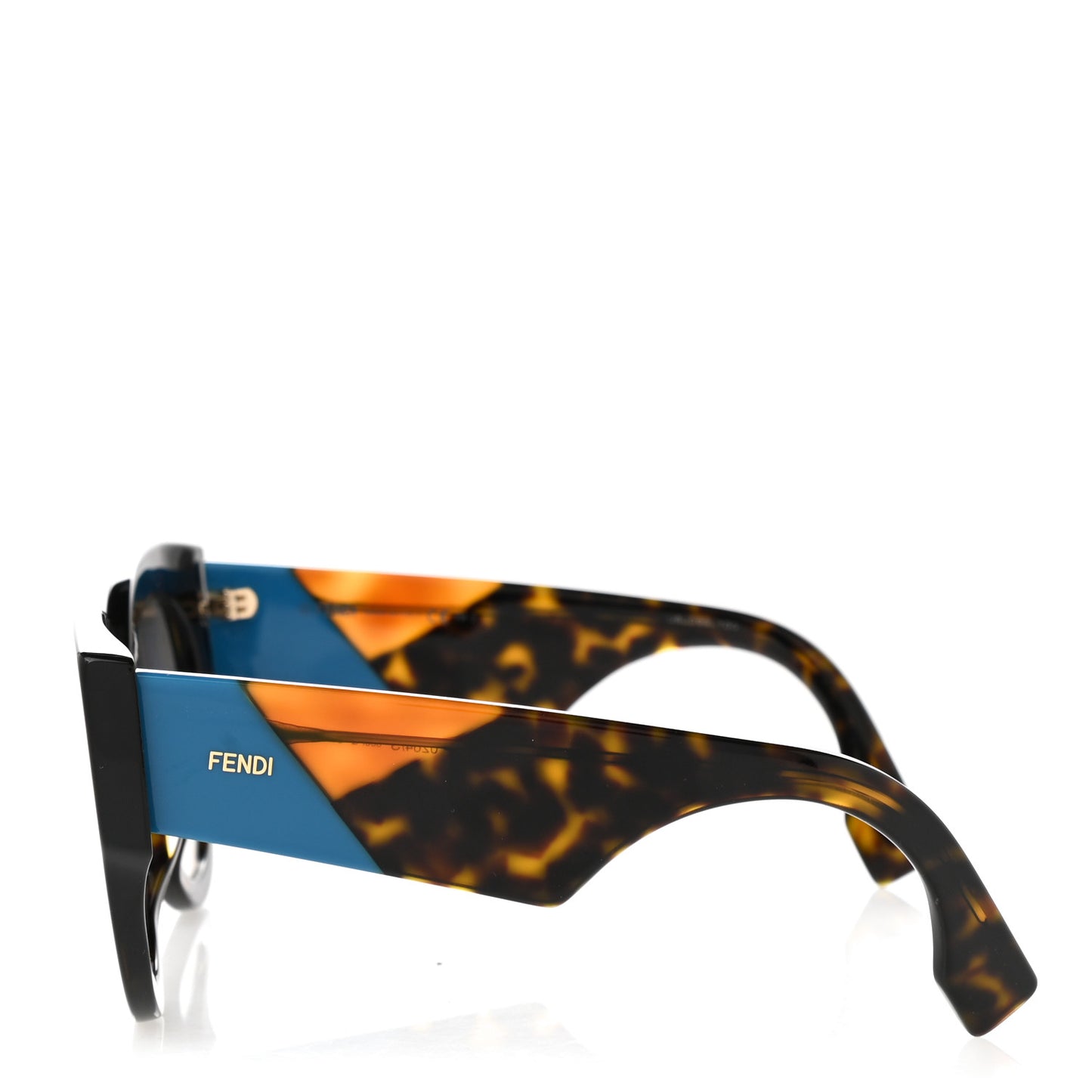 Acetate Facets Oversized Sunglasses FF 0264/S Havana