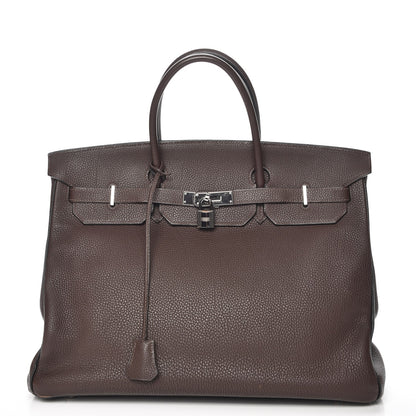 Hermes Togo Birkin 40 Chocolate 1 of 30