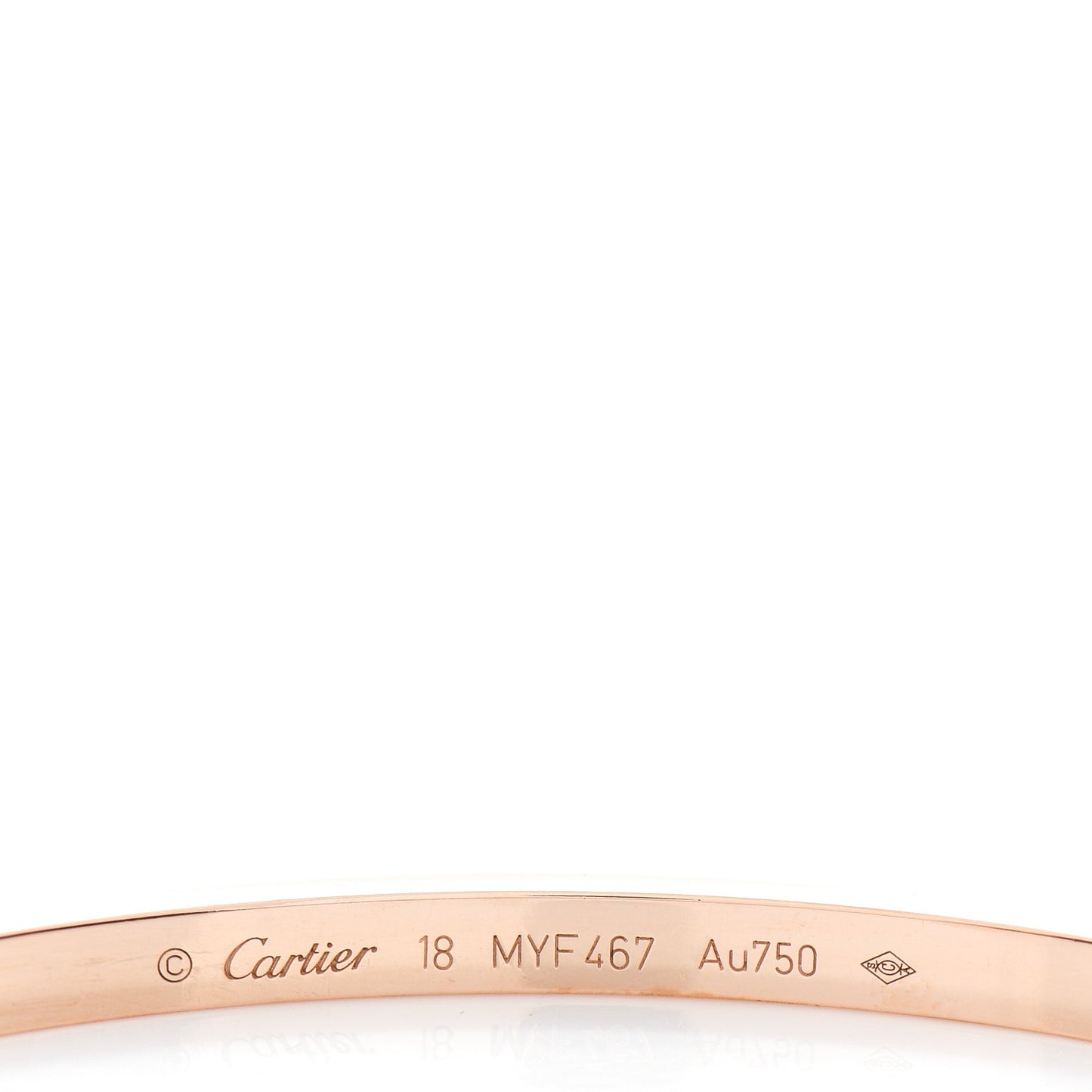 18K Pink Gold Small LOVE Bracelet 18