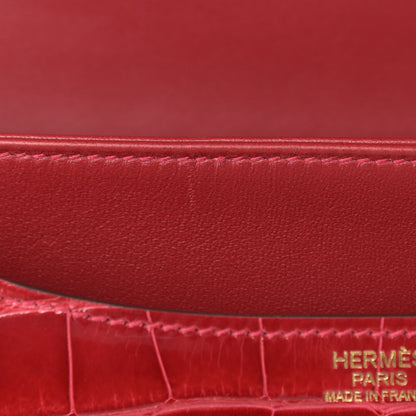 Hermes Shiny Alligator Constance 24 Braise 10 of 10