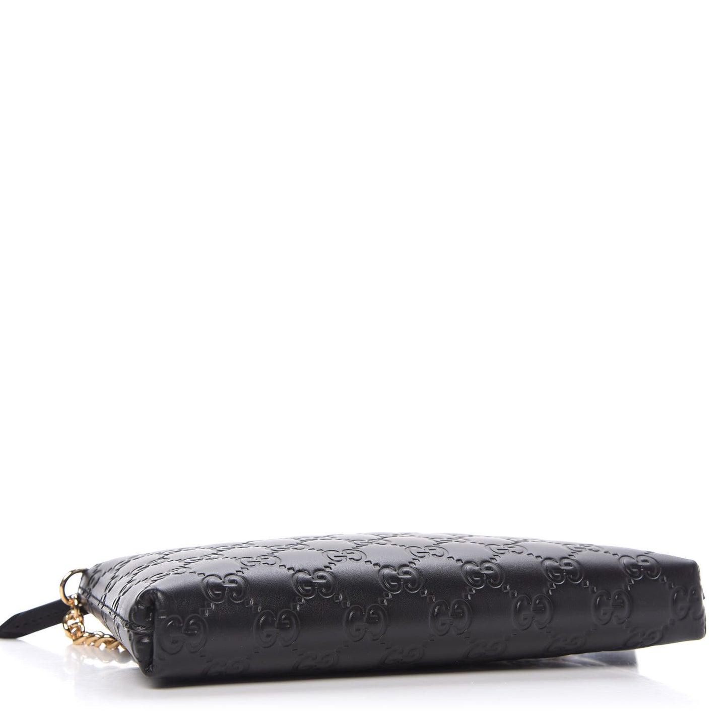 Guccissima Signature Wrist Wallet Black