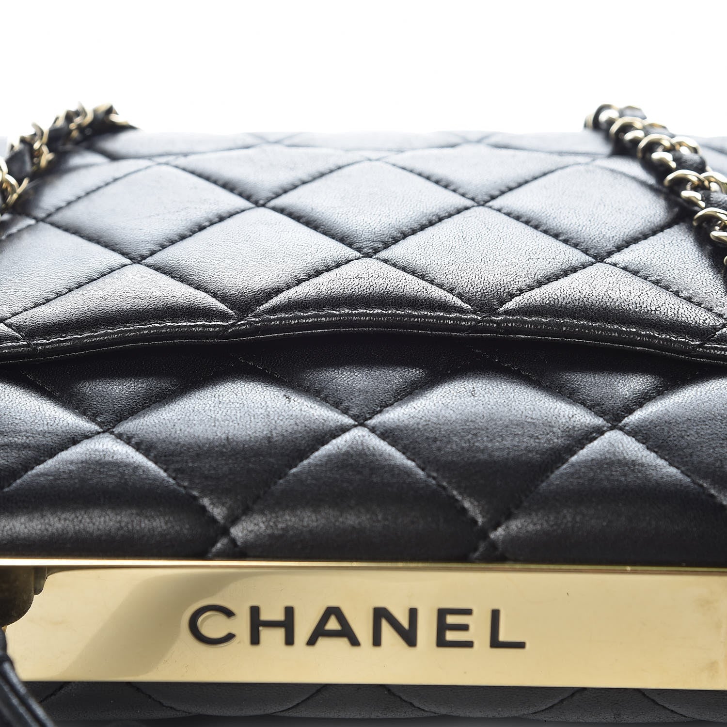 Chanel Lambskin Quilted Small Trendy CC Dual Handle Flap Bag Black 13 of 17