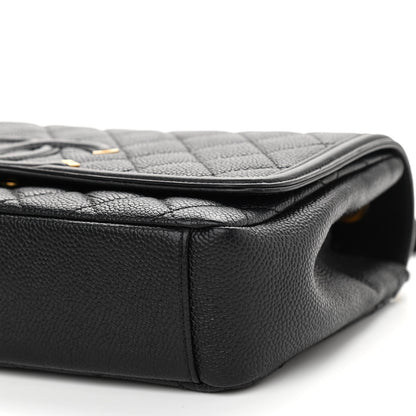 Chanel Caviar Quilted Medium CC Filigree Flap Black 10 of 13