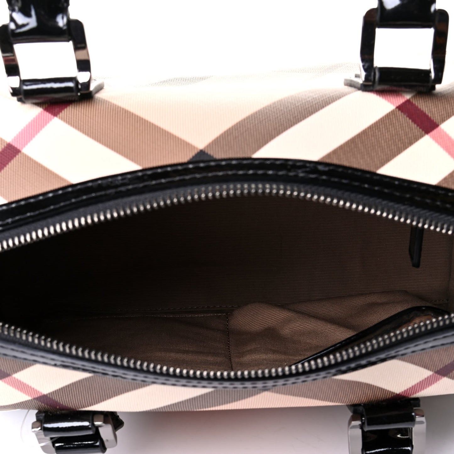 Nova Check Small Chester Bowling Bag Black
