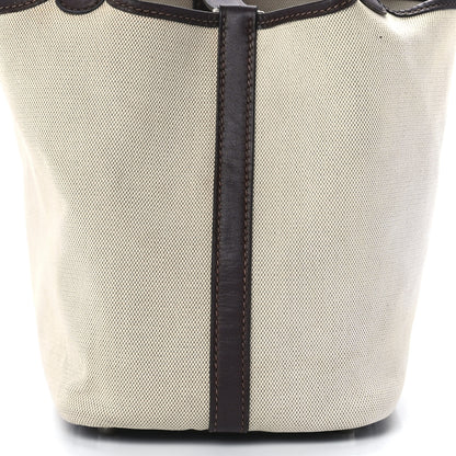 Hermes Toile Swift Picotin 18 PM Chocolate 7 of 10