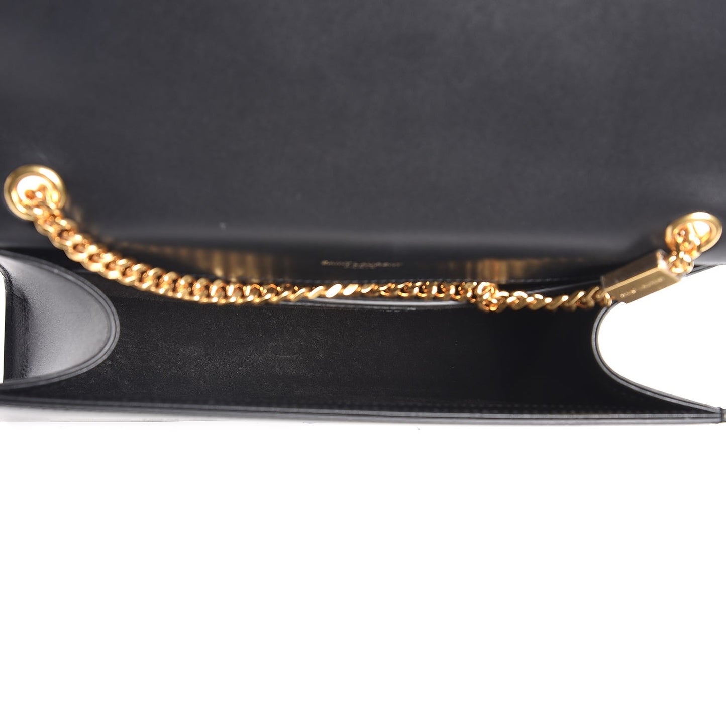 Smooth Calfskin Medium Classic Monogram Kate Tassel Satchel Black