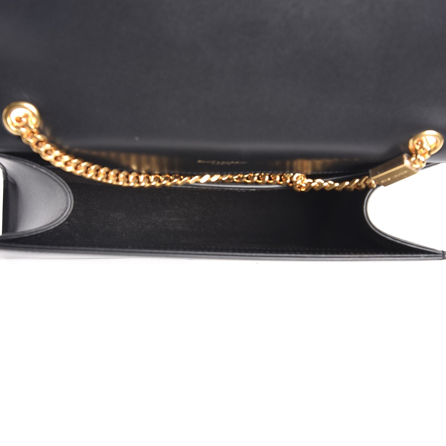 Saint Laurent Smooth Calfskin Medium Classic Monogram Kate Tassel Satchel Black 5 of 8