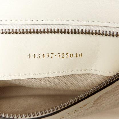 Gucci X Adidas Calfskin Matelasse Small GG Marmont Shoulder Bag Off White 7 of 11