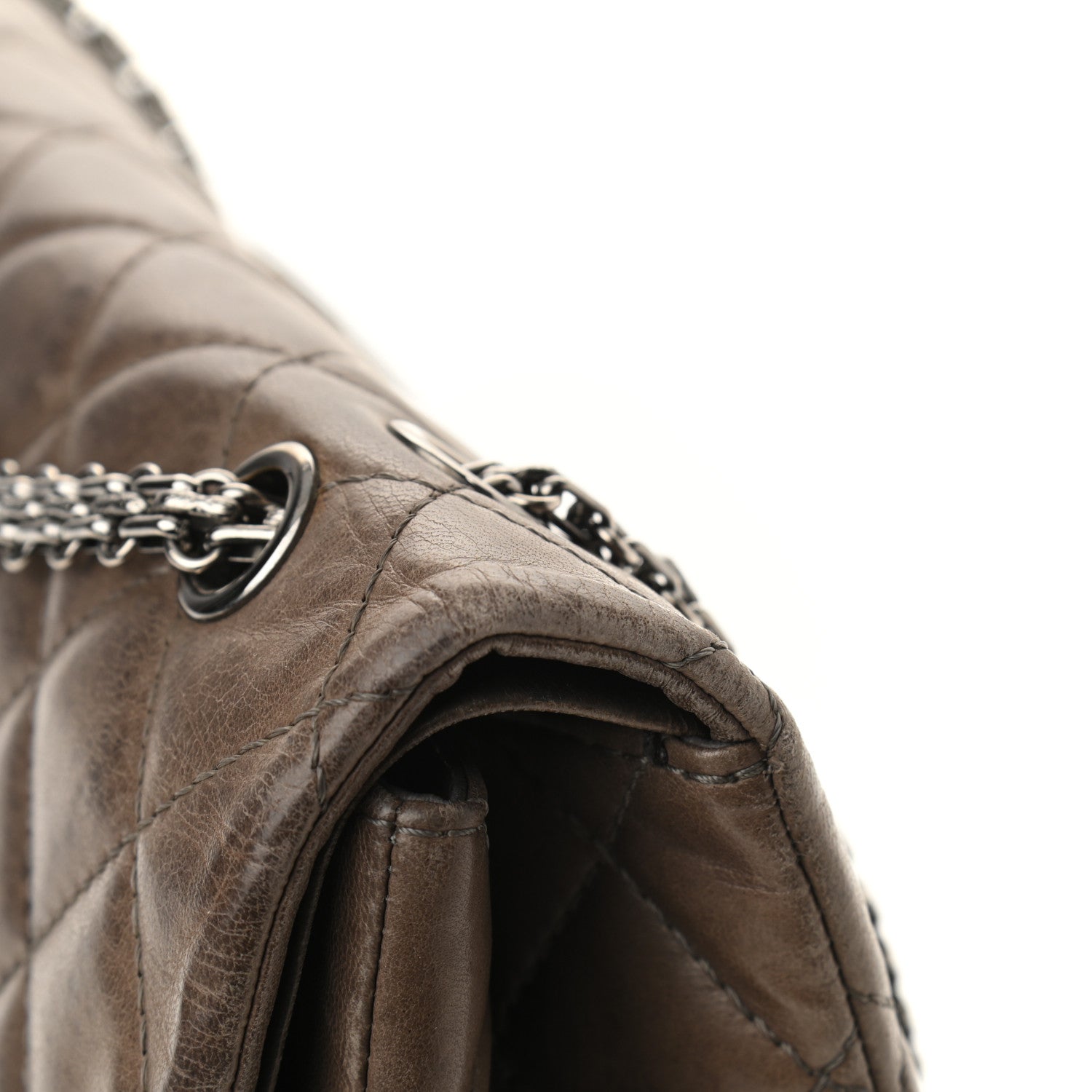 Chanel Lambskin Quilted 2.55 Reissue 227 Flap Brown 16 of 18
